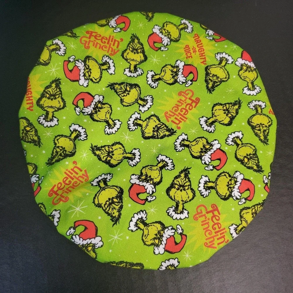 Feelin' Grinchy Snowflake Reversible KitchenAid Mixer Mixing Bowl Cover Baking